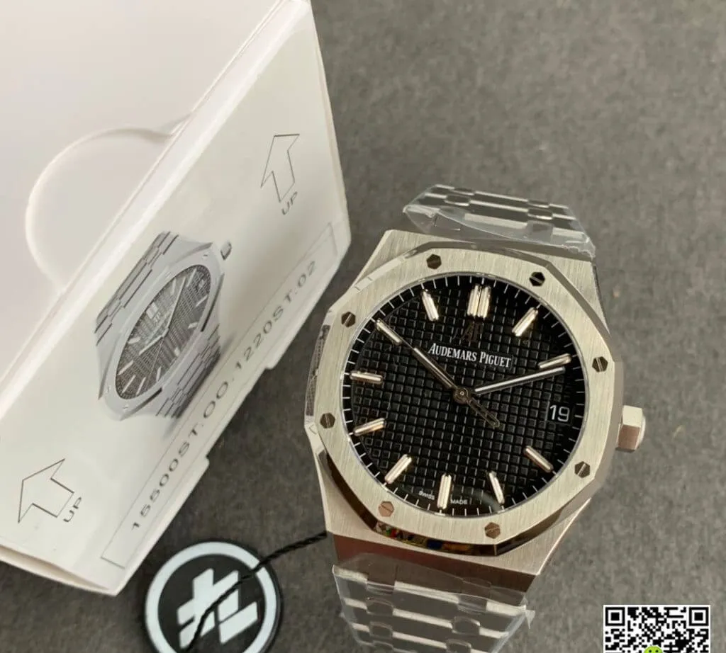 Audemars Piguet Royal Oak 15500ST.OO.1220ST.03 ZF Factory 1:1 Best Edition Replica Watch Silver Strap
